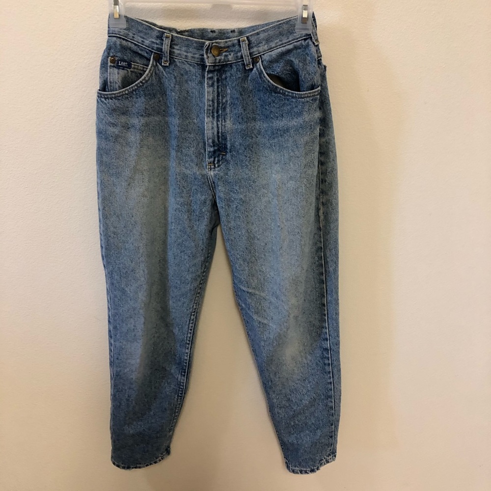 12 petite vintage mom jeans Lee high waist